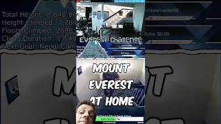 Climbing Mount Everest #viral #challenge #fitness