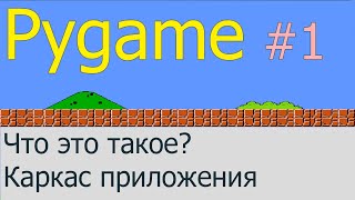 Что такое Pygame? Каркас приложения, FPS | Pygame #1