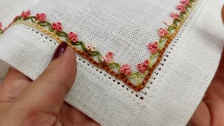 Простий та красивий дизайн Обробки Краю для початківців 💫Beautiful Design|Hand Embroidery