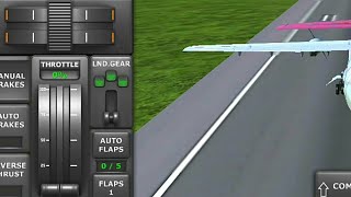 Landing Without flaps in Turboprop Flight Simulator