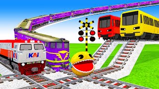 電車アニメ🚦Railway Crossing🚦電車アニメ🚦Railroad Crossing Fumikiri train#1