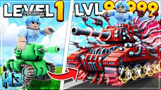 Mình mua XE TĂNG THẦN THOẠI?? Nâng Cấp XE TĂNG Mạnh Nhất Trong Tank Simulator | Roblox