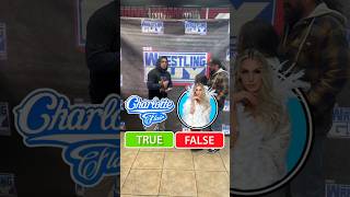 WWE SUPERSTAR CHARLOTTE FLAIR TRUE OR FALSE