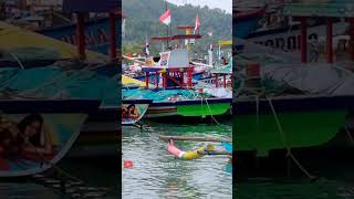 KAPAL NELAYAN PRIGI SEPERTI KAPAL KONTES | PANTAI PRIGI WATULIMO #shorts #kapal