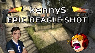 CS:GO - kennyS epic Deagle shot + epic shout against Dignitas