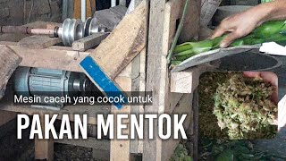 Mesin cacah dari barang bekas khusus untuk cacah pakan mentok