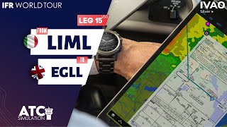 IFR WORLD TOUR 2023 | LEG 15 | Linate to Heathrow | MSFS | IVAO