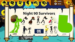 SURVIVOR LEVEL INSANE MODE NIGHT UNLOCKED NEW WARRIORS PART 19| STICK WAR LEGACY  | Bo Gaming