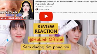 [BEAUTY REVIEW REACTION #3] @HaLinh Official - Kem dưỡng phục hồi: Bioderma, Avene, La Roche Posay