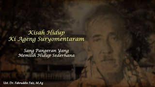 Kisah Hidup Ki Ageng suryomentaram - Dr. Fahruddin Faiz, M.Ag - Ngaji Filsafat