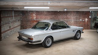 1972 BMW 3.0CSi Cold Start & Driving Video Presented by Enthusiast Spec