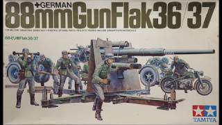 Tamiya German 88mm Gun Flak 36/37 Kit# MM117 1098