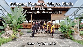 Selayang Pandang Pelepas Rindu Line Dance | Choreo by Kristinawati(INA) | Demo by Unique IC