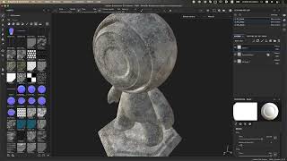 Substance 3D Painter. Курс 2. Урок 2:  Работа с кистями и добавление объемных деталей.