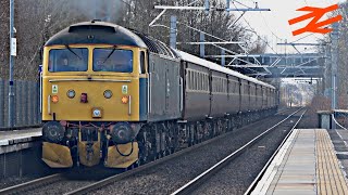 British Rail 47501 + 47853 Rail Tour @ Gartcosh (12/03/22)