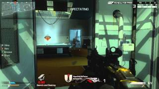 CoD Ghosts: HandfulUhPeter 1v3 Clutch UMG Sovereign SnD