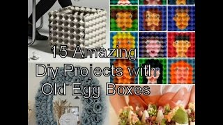 15 amazing diy projects with old egg boxes