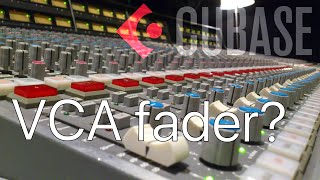 Cubase. Зачем VCA-фейдеры?