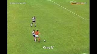 Johan Cruyff and the slippery pitch vs DDR #WorldCup74