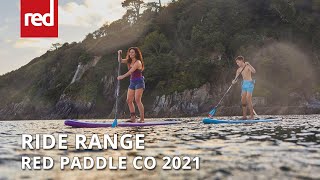 2021 Red Paddle Co Ride Range of Inflatable SUP Paddle Boards