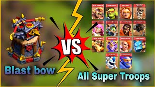 All 1000 Super Troops Vs 120 Max Blast Bows #clashofclans #coc #doomboom  #clash