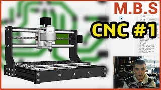 Изготовление печатной платы на станке ЧПУ в деталях Часть1 CNC3018