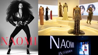 NAOMI in Fashion Exhibition at V&A London 2024 | Watch 100 Iconic Dresses and Accessories | 4K video