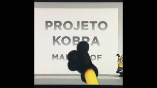 Minions Projeto Kobra - bastidores