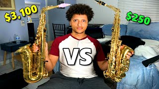 $250 Saxophone vs $3,100 Saxophone