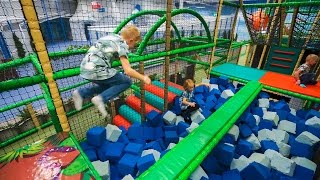 Foam Pit Fun at Indoor Playground Play Center