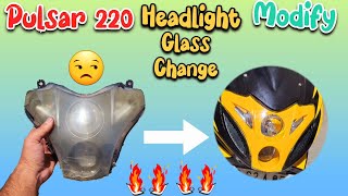 Pulsar 220 Headlight Modified/Headlight Glass Change