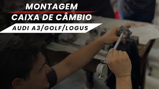 Alongamento de relação montagem completa Câmbio - Audi - Golf - Logus macetes e reforço do câmbio