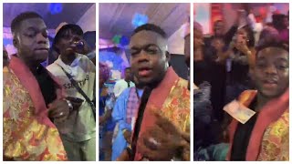 Money rains on Cute Abiola as he dances energetically at his son’s naming ceremony