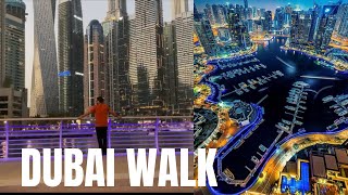 DUBAI MARINA WALK | very Beautiful #dubai #viral #sky #dubaimarina #dubaivlogs #pakistan