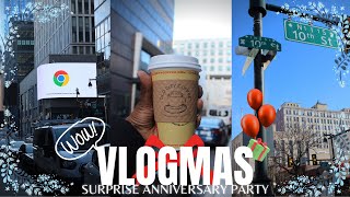 VLOGMAS EP. 5 | HUGE SURPRISE! + PHILLY ROAD TRIP + SHOPPING AT FASHION DISTRICT + READING TERMINAL