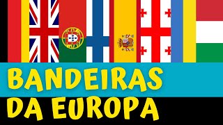 50 BANDEIRAS DE PAÍSES DA EUROPA | Quantas você consegue acertar?