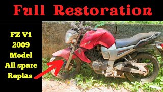 Yamaha FZ 16 2009 old model bike fully restored