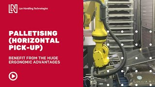 Palletising (horizontal pick up) - Lan Handling Technologies