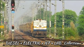 Diesel + Electric + ICF + LHB  Combination of  ALA HAZRAT Express.