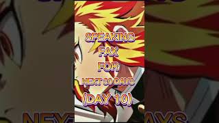 Speaking Fax For 30 Days Day-10 #shorts #anime #amv