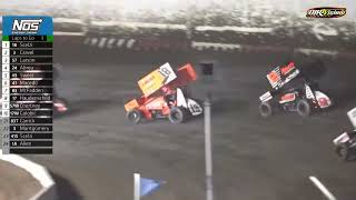 Last 5 Laps of the World of Outlaws Sprint Cars Feature at Tulare’s Thunderbowl Raceway 3/11/22