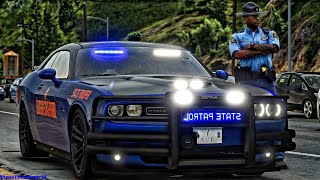 Playing GTA 5 As A POLICE OFFICER Highway Patrol|| GSP|| GTA 5 Lspdfr Mod| 4K