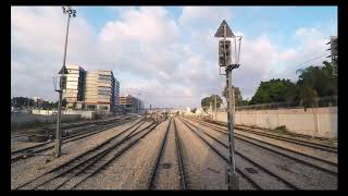 4K JT-42BW Cab view from Tel Aviv to Beer Sheva full time with live sound