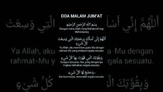 DOA MALAM JUMAT