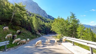 Driving the Wurzen pass, Vršič pass & Mangart Saddle, Austria, Slovenia & Italy