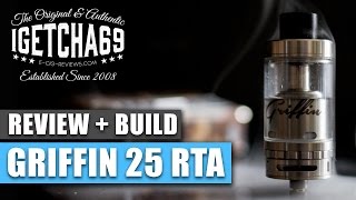 GRIFFIN 25 RTA REVIEW + SINGLE COIL BUILD TUTORIAL