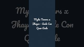 Myke Towers x Jhayco - Ande   Con Quien Ande (reggaeton) #reggaeton #music #2023 #ytshorts #ytshort