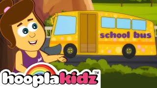 School Bus Song Ep 83 | Best Nursery Rhymes | Hooplakidz