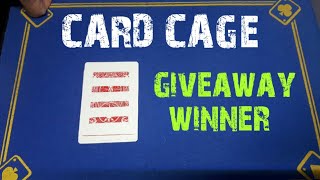 Gaffer's card cage GIVEAWAY result