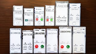 My 12 iPhones Incoming Call Collection